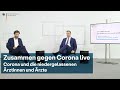 Zusammen gegen Corona live - Minister Jens Spahn im Gespräch: Corona und die niedergelassenen Ärzte