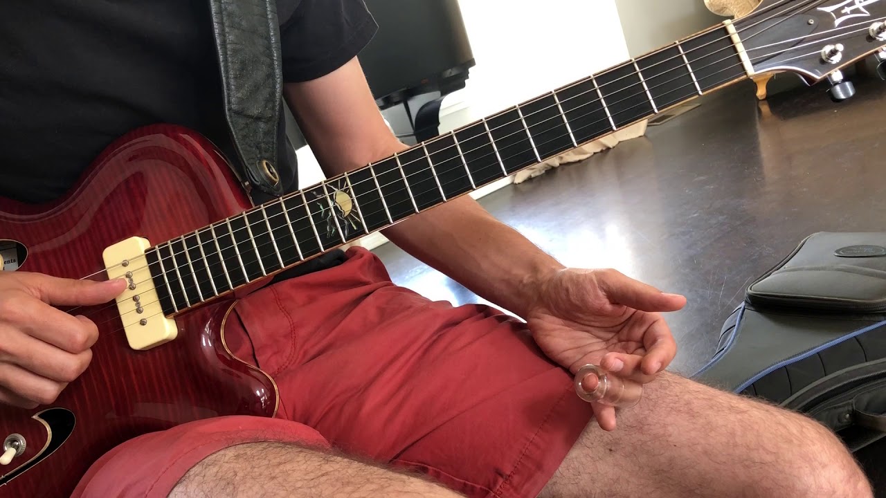 Standard Tuning Slide Guitar Blues Chord Basics in Key of G YouTube