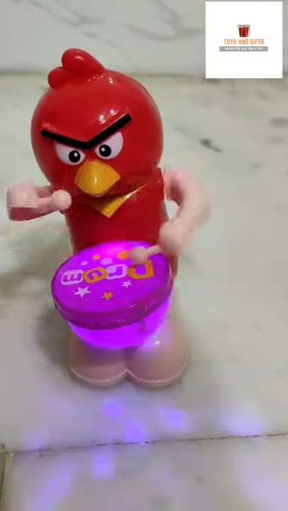 Angry bird| drum toy| angry bird playing drum| toy se dosti | 10