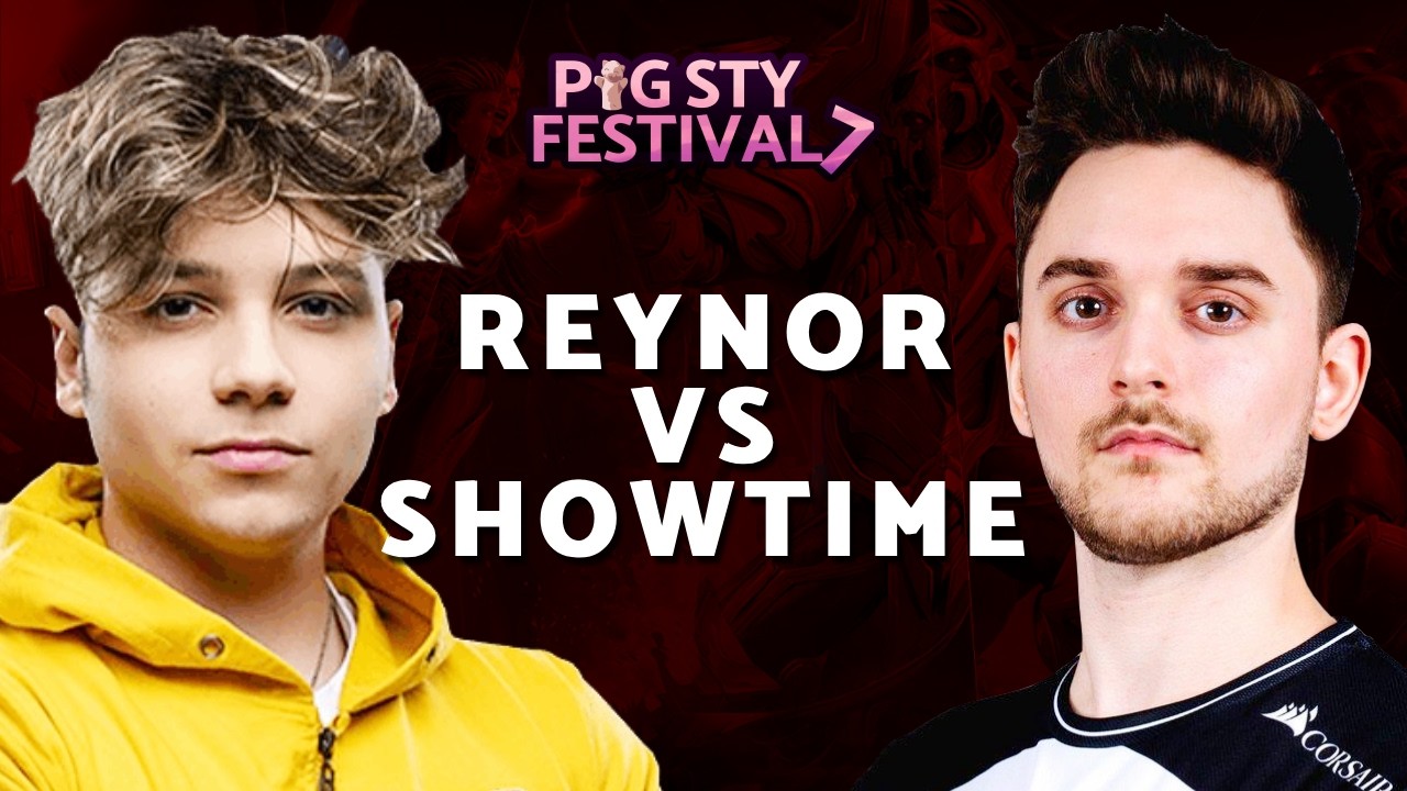 REYNOR vs SHOWTIME: The Wall Fights Back | PiGFest 7.0 (Bo7 ZvP) - StarCraft 2