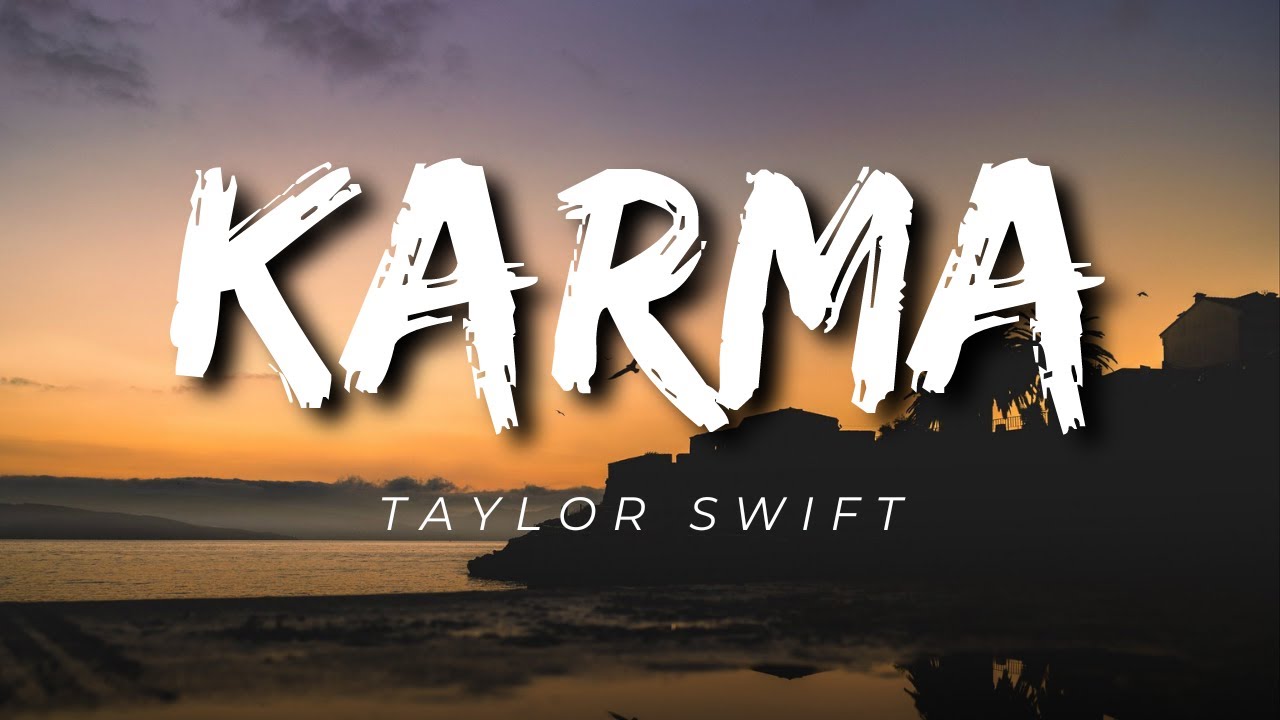 Taylor Swift - Karma (Clean Version) KARAOKE #taylorswift