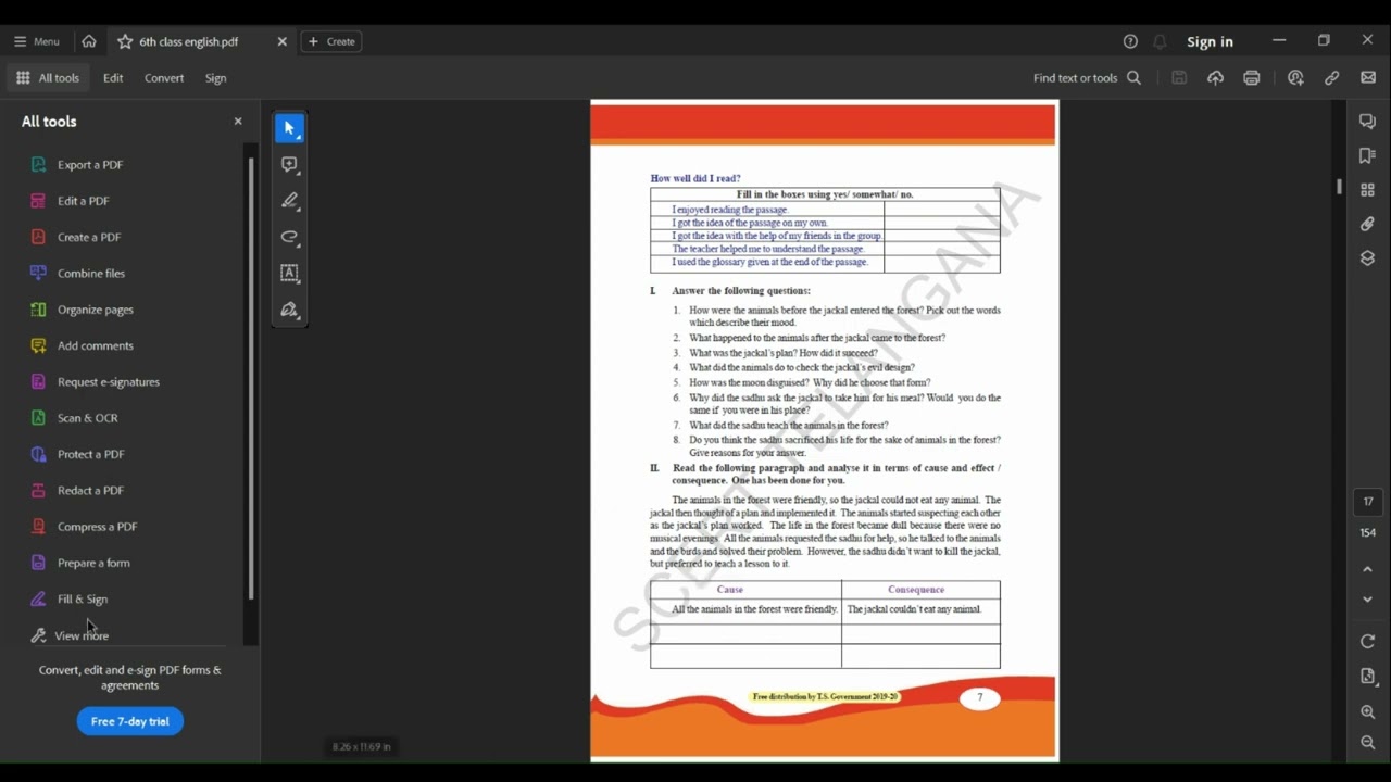6th Class English Lesson 1 YouTube 6th Class English Lesson 1 YouTube