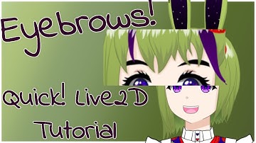 Live2d Rigging Eyebrows