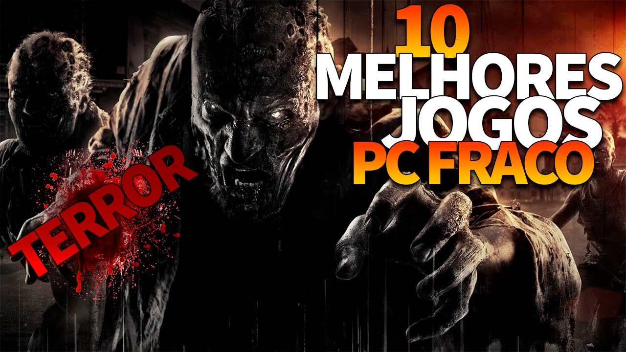 Top 5 Jogos de TERROR para PC Fraco 