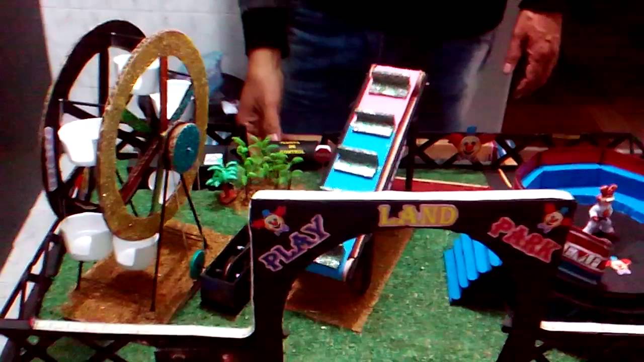 Maqueta parqué de diversiones