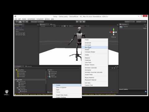 Kinect2 モーションキャプチャー　Unity3D「Mecanim」インポート