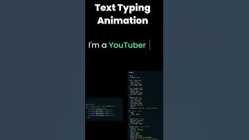 Text Typing Animation In HTML and CSS | Frontend Development