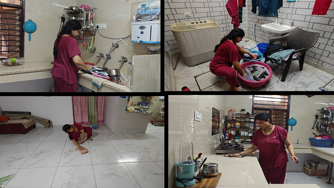 ♥️🌺अब सब कुछ अकेले ही करना पड़ेगा🌺कैसे रही हूं सुबह 5:00बजे से उठकर🌺10:00बजे 🌺तक अपने घर के सारे काम🌺