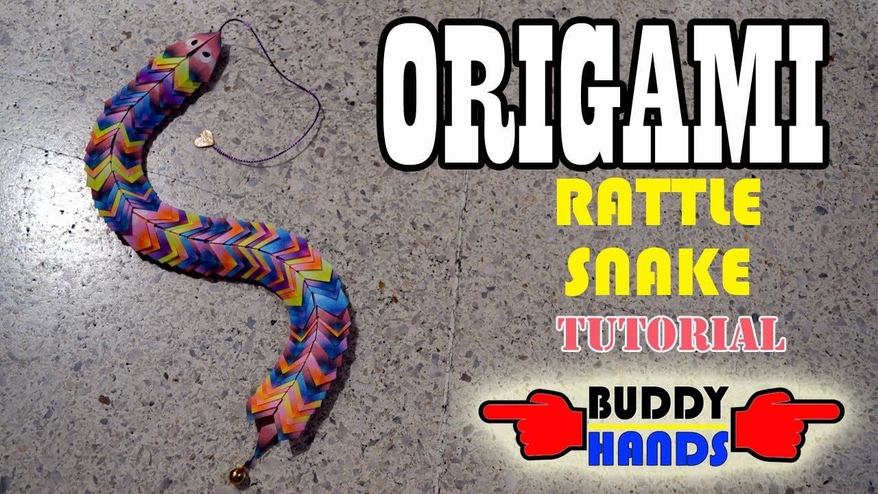 How to make easy ORIGAMI Rattlesnake(종이접기 방울뱀)