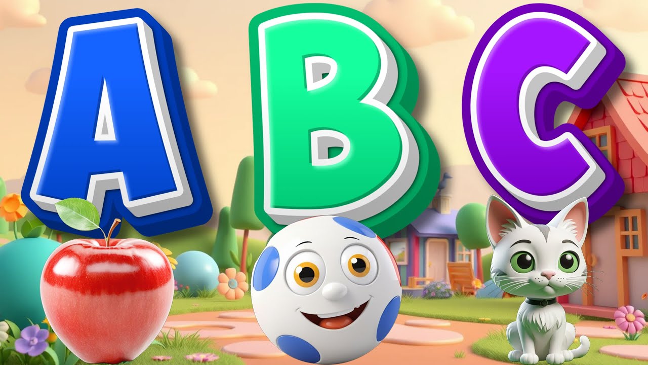 A for Apple | A B C Fun Alphabet Song for Kids | Learn ABC with Music ...