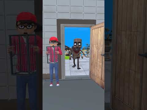 نيك يصطاد الزومبي بقفص سحري مضحك ميم