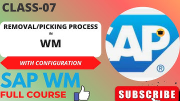 STOCK PICKING/REMOVAL PROCESS IN SAP WM WITH CONFIGURATION|SAP MM-WM INTEGRATION|STORAGE TYPE SEARCH