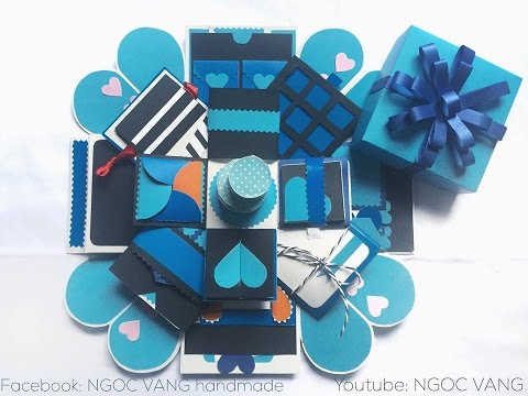 Video Ý tưởng Love box 10x10cm - [NGOC VANG] - youtube