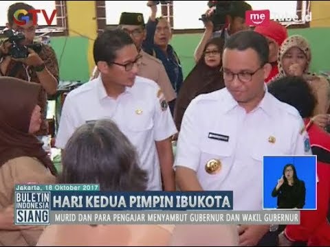 Di Hari ke 2 Masa Kerjanya, Anies - Sandi Berkunjung ke SDN 7 Cawang - BIS 18/10