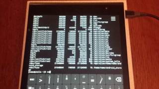 Linux terminal CLI on Jolla Tablet screenshot 4
