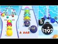 3 Balls Mega Race 🔥 2048 vs Infinity vs Blend | 2048K vs 1024A vs 128A Record