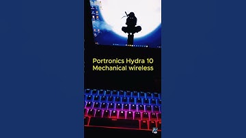 Portronics Hydra 10 Keyboard! 🎮sleek design,RGB lights..#keyboard #gamingaccessories @dobegaming99