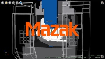 MAZAK VARIAXIS Machine Tool CNC Simulation with NCSIMUL