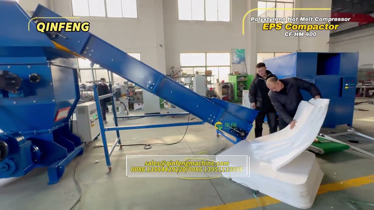 Large-Scale Recycling Solution-CF-HM400 EPS hot melting machine