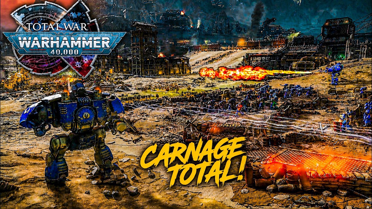 Total War: Warhammer 40,000 - Des MILLIERS de cadavres ORKS!