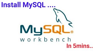 Install Mysql.