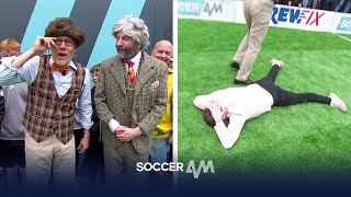 Eastenders duo test their tekkers!! 👀🔥 | Cole, Lawrence, Bowden & Borthwick | Soccer AM Pro AM