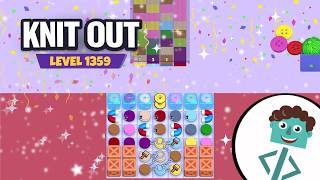 Knit Out Level 1359 | Walkthrough | No Boosters