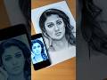 NAYANTHARA pencil portrait drawing ♥️🙌😱#art #drawing #shorts #viralvideo