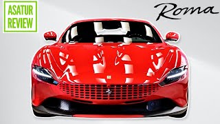 🇮🇹 Обзор Ferrari ROMA Rosso Corsa 3.9 V8 620 hp / Феррари РОМА Россо Корса 2021