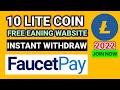 crypto earning litecoin faucet | faucetpay earning site | get free crypto | bitcoin mining website