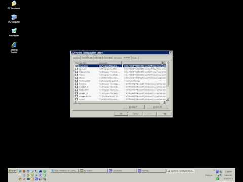 Videó: Windows: Mi A Teendő, Ha Az Msconfig System Configuration Utility Nem Indul El