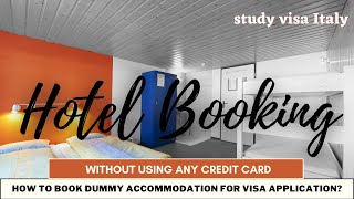 How to book dummy accommodation for Visa Application without using any Credit card | Deep Focus