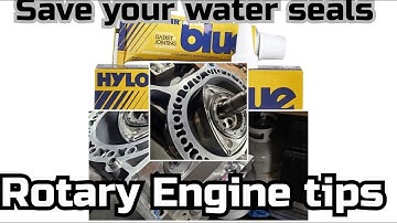 Rotary Engine Water Seals TIPS to Survive and stay reliable - KMR - Mazdatrix corner