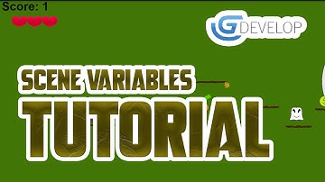 Updated GDevelop Platformer Tutorial #8 Coins and Score (Scene variables)