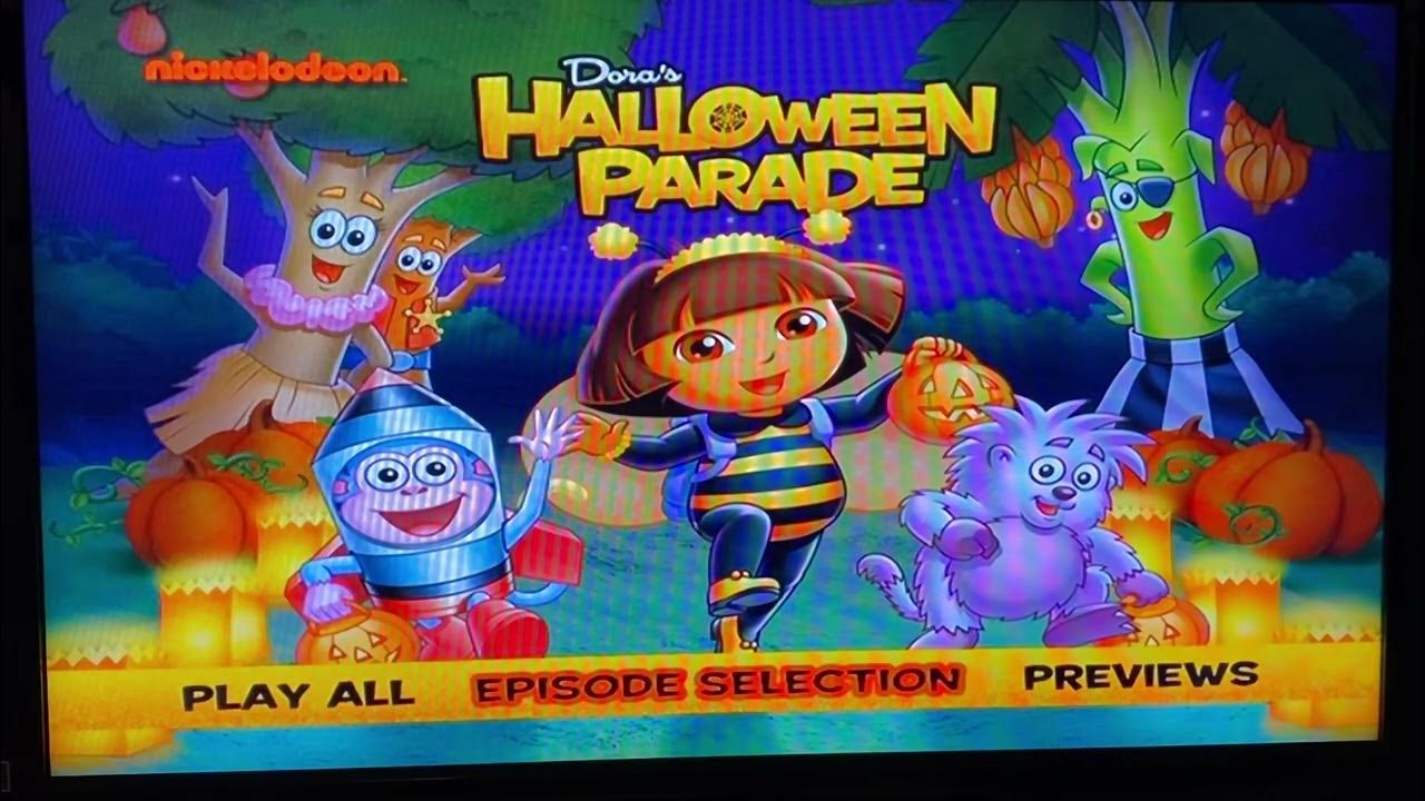 Dora The Explorer Dora’s Halloween Parade 2011 DVD Menu Walkthrough