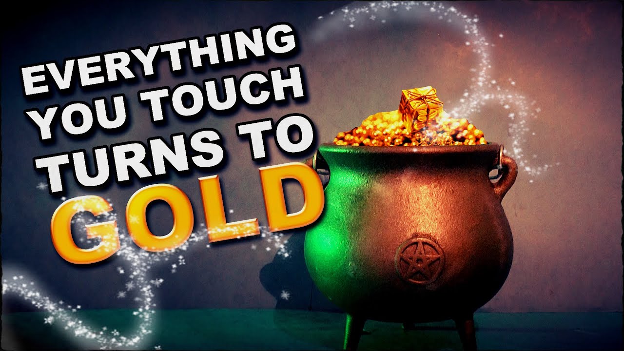 Make Everything You Touch Turn To Gold With A Potion