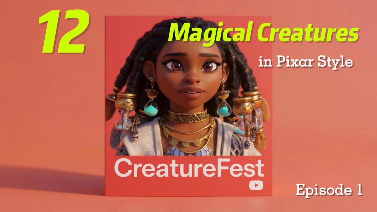 12 Magical Creatures in Pixar Style | CreatureFest Episode 1 | Relaxing Animation