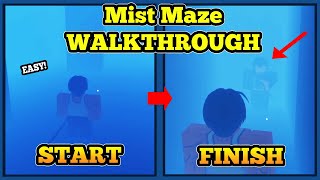 How To BEAT Mist Maze In DemonFall *WALKTHROUGH* | Roblox DemonFall