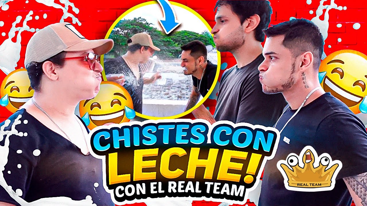 CHISTES CON LECHE CON EL REAL TEAM *Si te Ríes Pierdes con Premio*