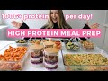 Healthy & High protein Meal Prep | 100G + protein per day!