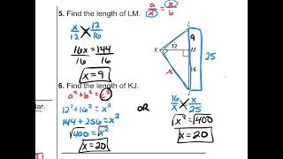 Geometry Chapter 7 Test Review Part 1