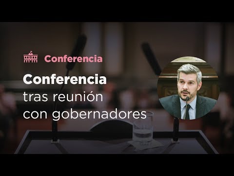 Conferencia de prensa tras la reunión del presidente Macri con gobernadores