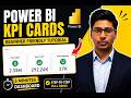 Power BI Card Visual Tutorial for Beginners | KPI Dashboard in 5 Minutes
