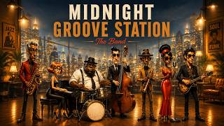 Low Neon | Midnight Groove Station | Full Album Audio Visualizer