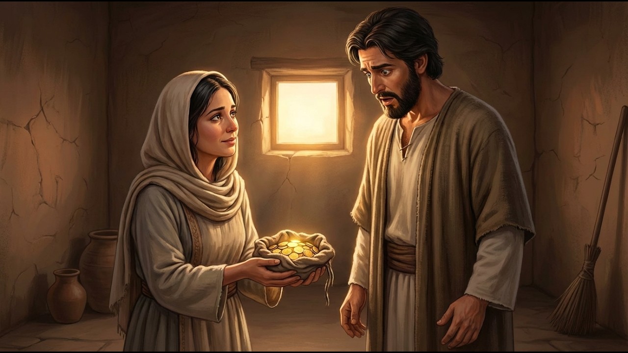 تركت بيت أبيها الغني لتعيش مع زوجها, وعندما ضاقت بهم الدنيا أخرجت صرة ذهب التي خبأتها لليوم الأسود !