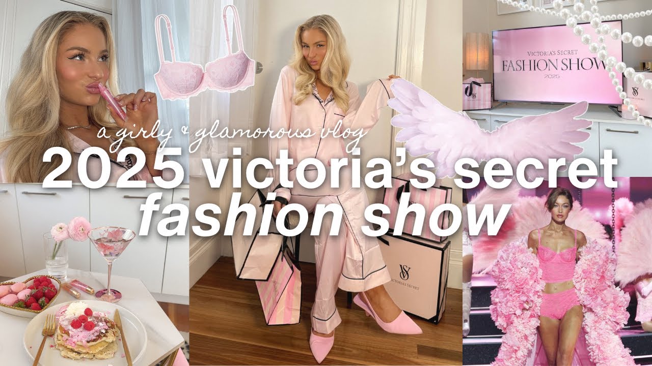 VS FASHION SHOW VLOG ♡ бомбический макияж, розовый завтрак + честный обзор