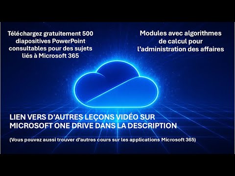 Collaboration & co-édition (OneDrive / partage)