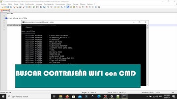 CMD | MOSTRAR TODAS las CONTRASEÑAS WIFI | WINDOWS