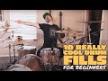 10 REALLY COOL drum fills (for beginners)