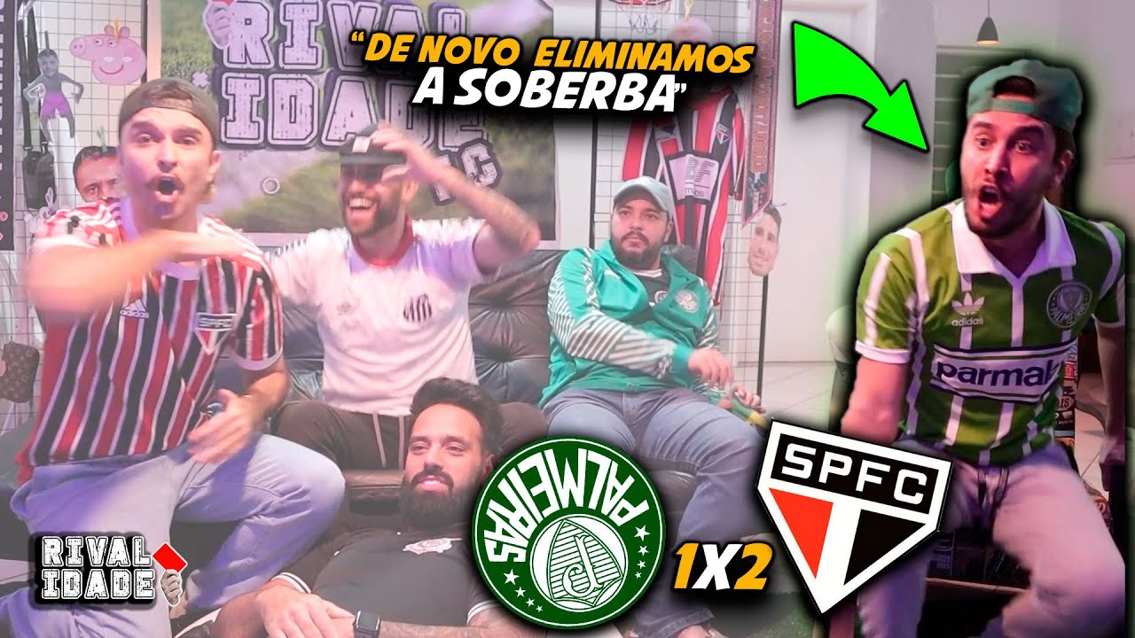 React Palmeiras 1x2 São Paulo | Melhores momentos | Gols | Copa do Brasil